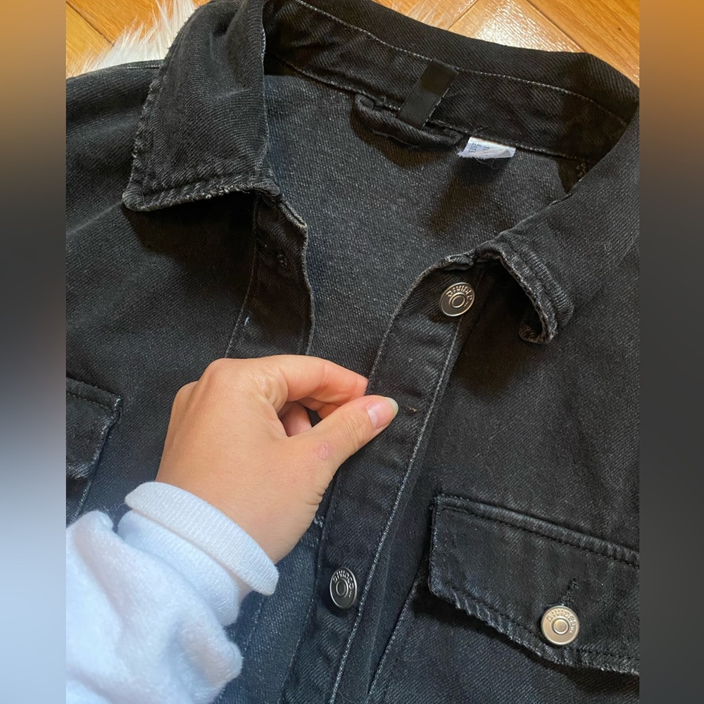 Oversized jean jacket XS